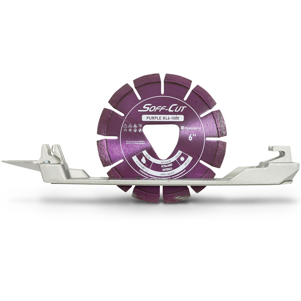 HUSQVARNA 150mm Segmented Soffcut Diamond Blade w.Skid - Purple