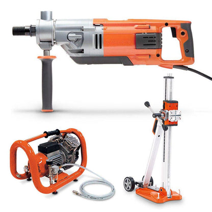 HUSQVARNA 230V Handheld Drill DM220 w. Stand and Pump Kit TTKIT774