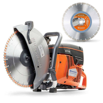 HUSQVARNA 350mm Demolition Saw K770 with 350mm TACTI-CUT S50-PLUS Blade Kit