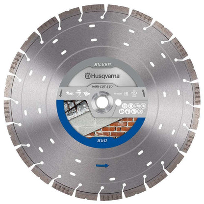 HUSQVARNA 400mm Demolition Saw K970 with 400mm VARI-CUT S50 Blade Kit