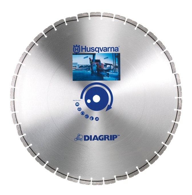 HUSQVARNA 510mm Segmented Diamond Blade for GENERAL Purpose - 450 SERIES