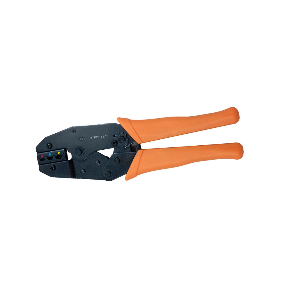 HYPERTEC 0.5-6mm Ratcheting Pre-Insulated Terminal Crimper Rd Bl Yl HPIC6