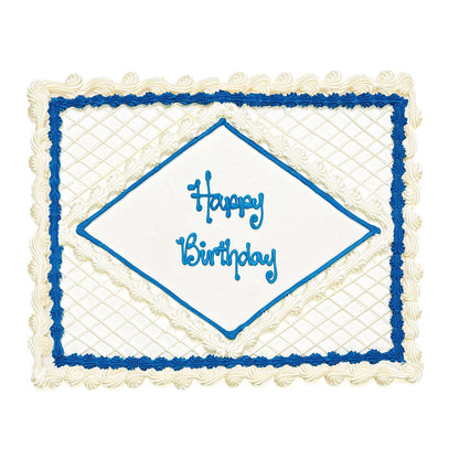 Happy Birthday - Diamond Cake