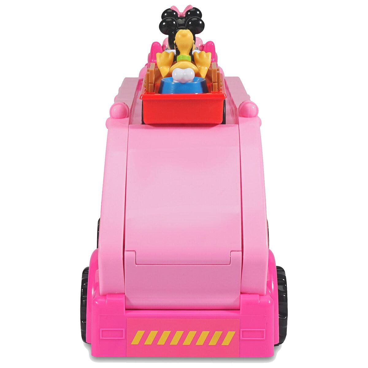Hasbro Lights And Sounds Extra Large Hauler With 6 Vehicles Minnie