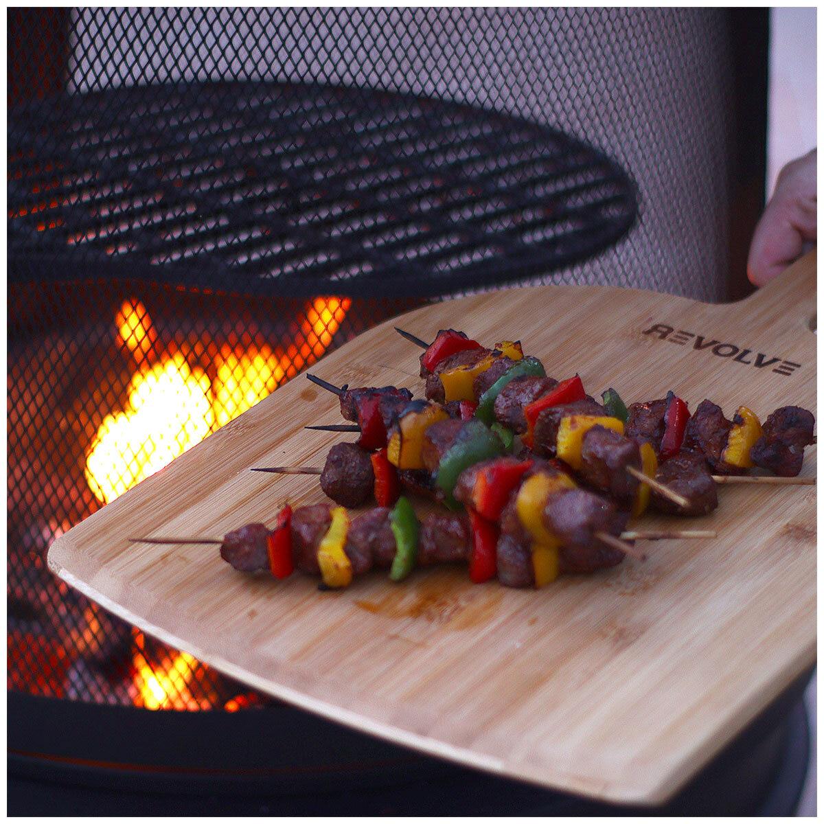 Hello Outdoors Chiminea With Cooking Grill