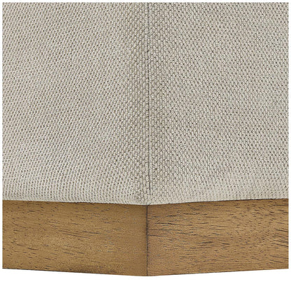 Henredon 4 Piece Fabric Sectional With Ottoman