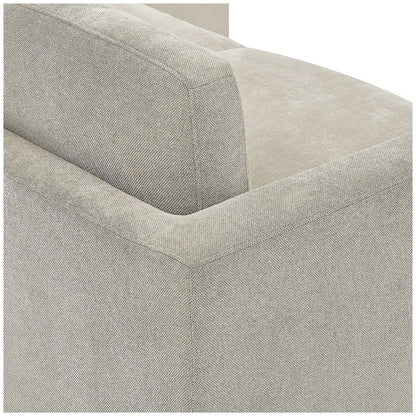 Henredon 4 Piece Fabric Sectional With Ottoman