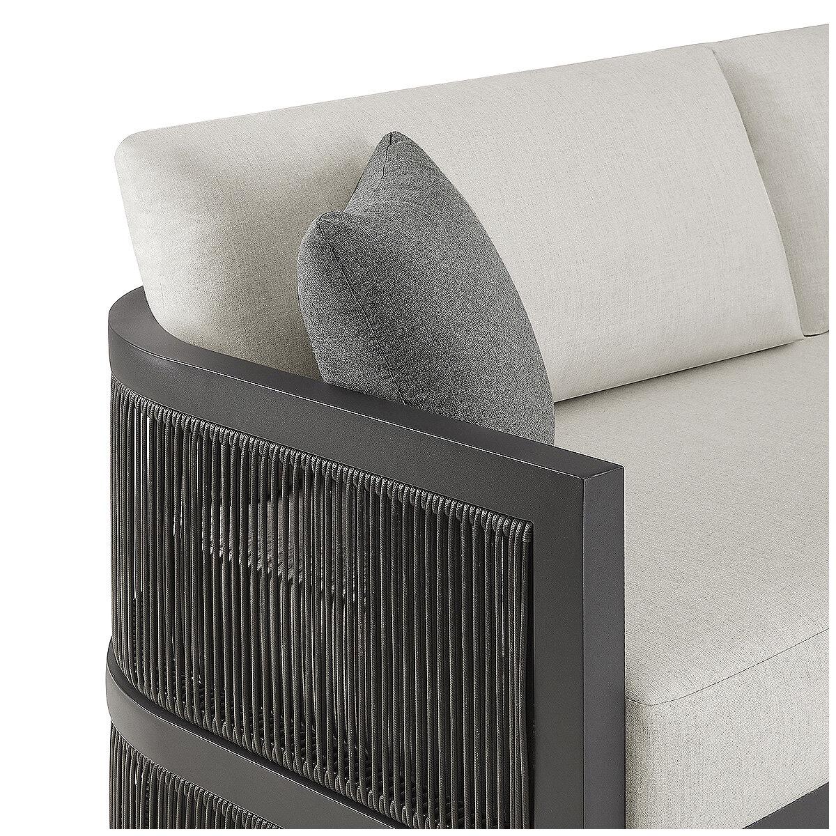 Henredon Saddleton 4 Piece Outdoor Seating Set