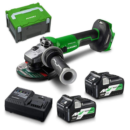 HiKOKI 36V 2 x 2.5 5.0Ah 125mm Angle Grinder Kit G3613DVE(HRZ)