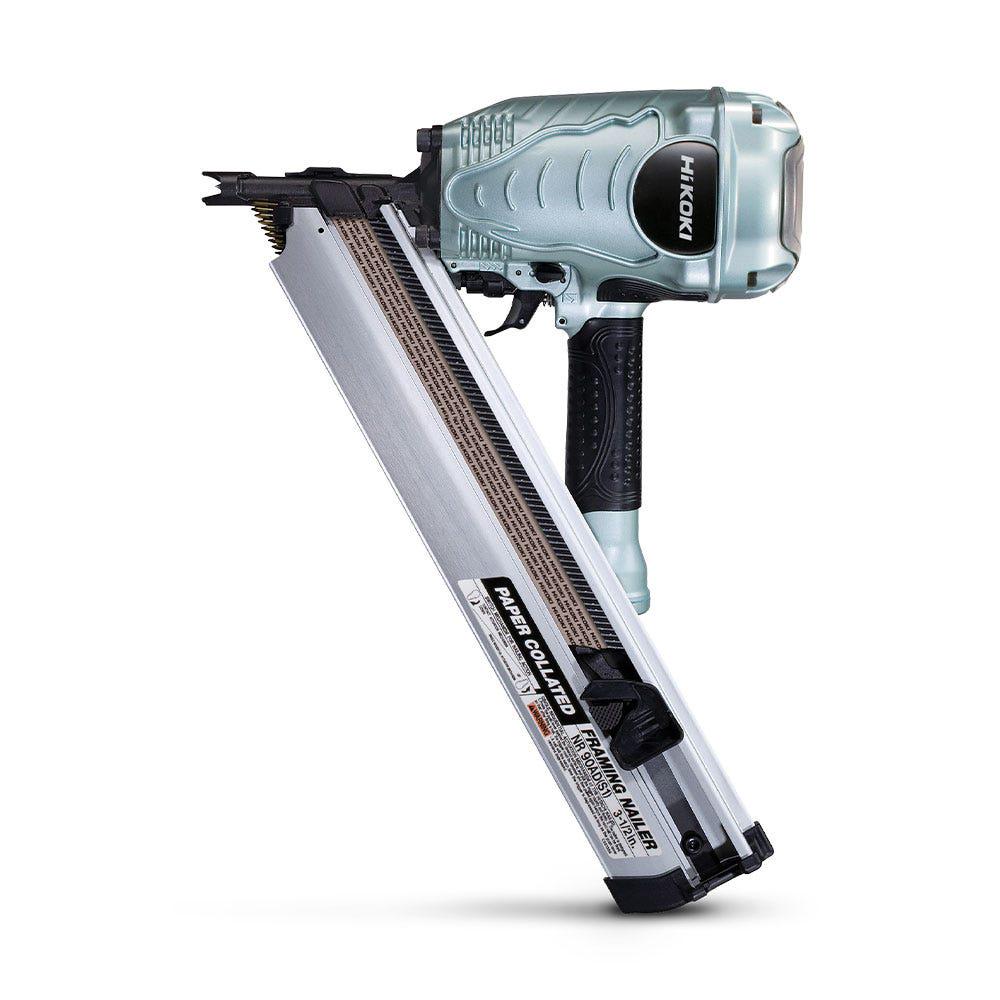 HiKOKI 50-90mm D Clip 34-Deg Air Nailer Framer w. Hanger NR90AD(H4Z)