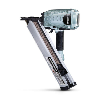 HiKOKI 50-90mm D Clip 34-Deg Air Nailer Framer w. Hanger NR90AD(H4Z)