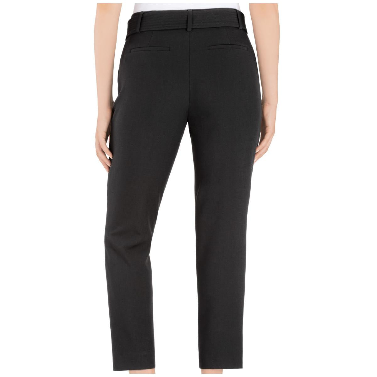 Hilary Radley Women's Tie Front Pants Black