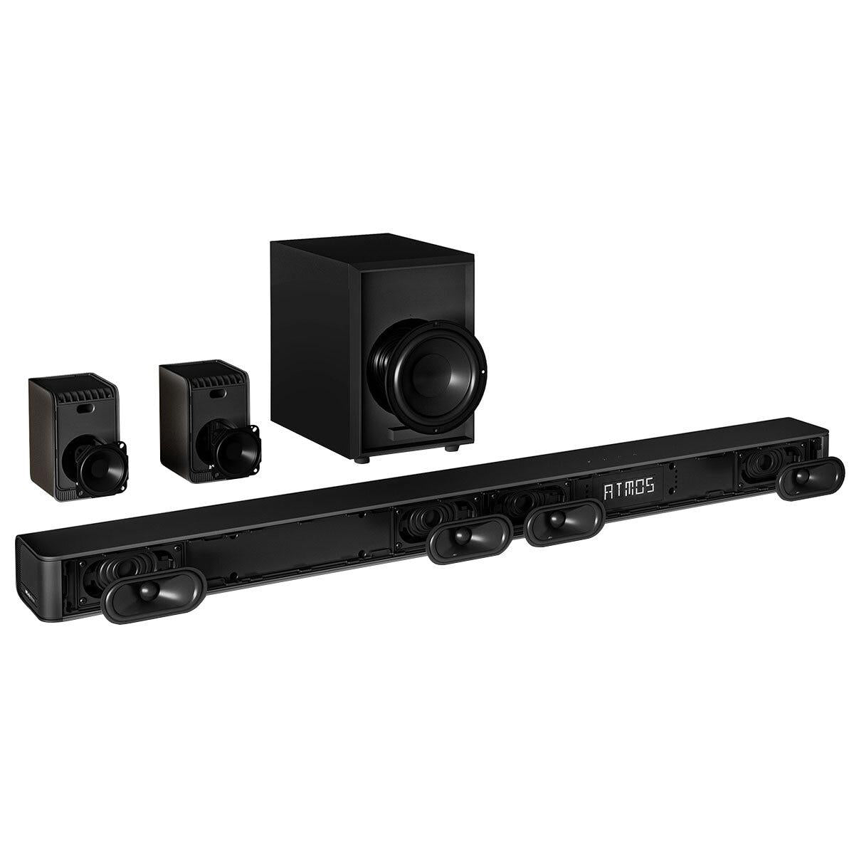 Hisense 5.1 Channel Dolby Atmos Soundbar With Wireless Subwoofer and Rear Speakers AX5100G