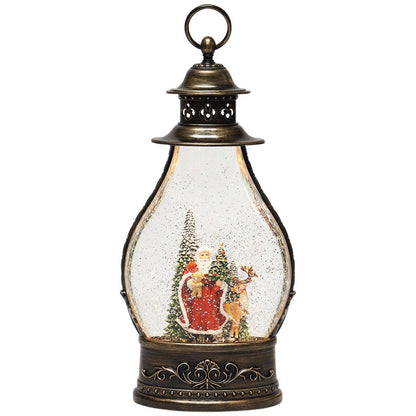 Holiday Scene Lanterns With LED lights Santa