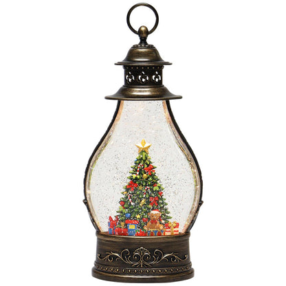 Holiday Scene Lanterns With LED lights Christmas Tree
