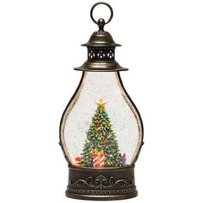 Holiday Scene Lanterns With LED lights Santa