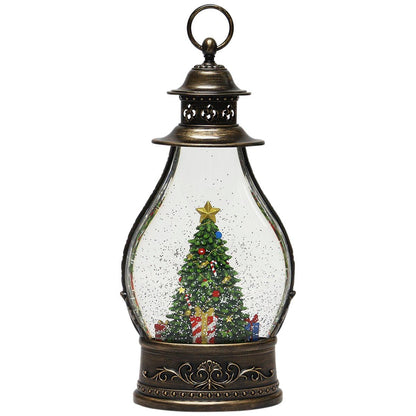 Holiday Scene Lanterns With LED lights Christmas Tree