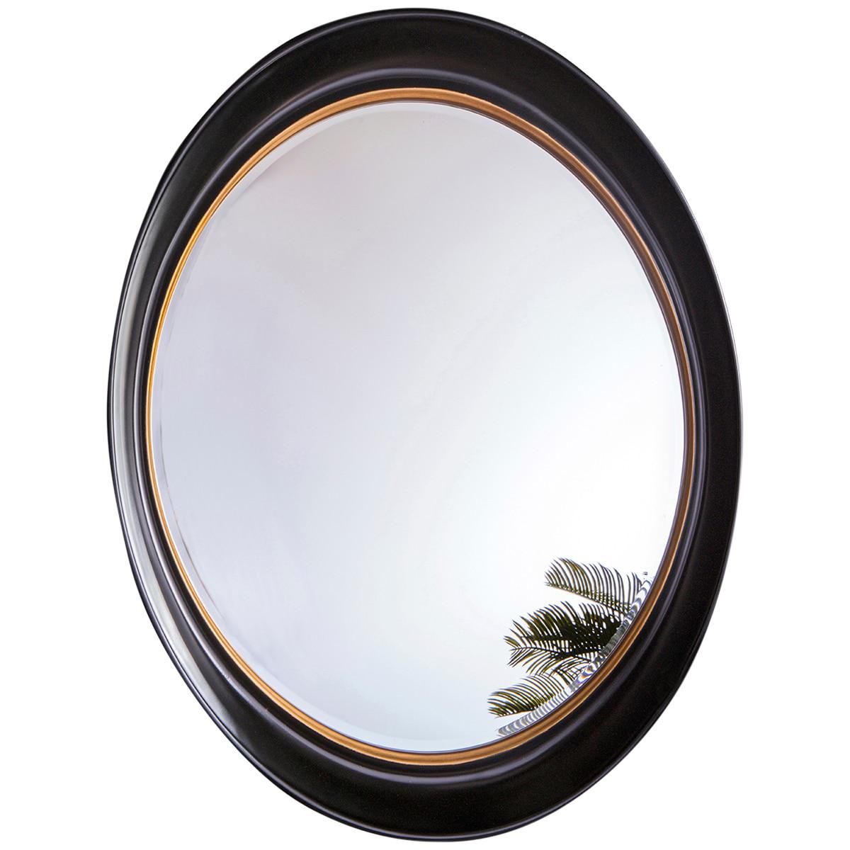 Hudson Living Fiddock Mirror Black and Gold 770 x 1000mm