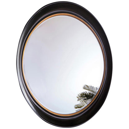 Hudson Living Fiddock Mirror Black and Gold 770 x 1000mm