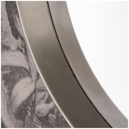Hudson Living Harvey Round Mirror 950 x 950 mm Silver