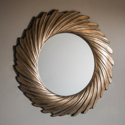 Hudson Living Lowry Mirror Gold 1000 x 1000mm