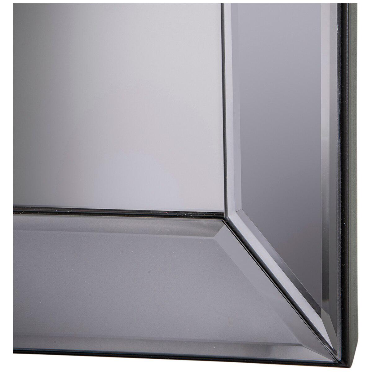 Hudson Living Lunda Rectangle Euro Grey Mirror 915 x 610mm