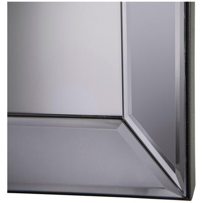 Hudson Living Lunda Rectangle Euro Grey Mirror 915 x 610mm