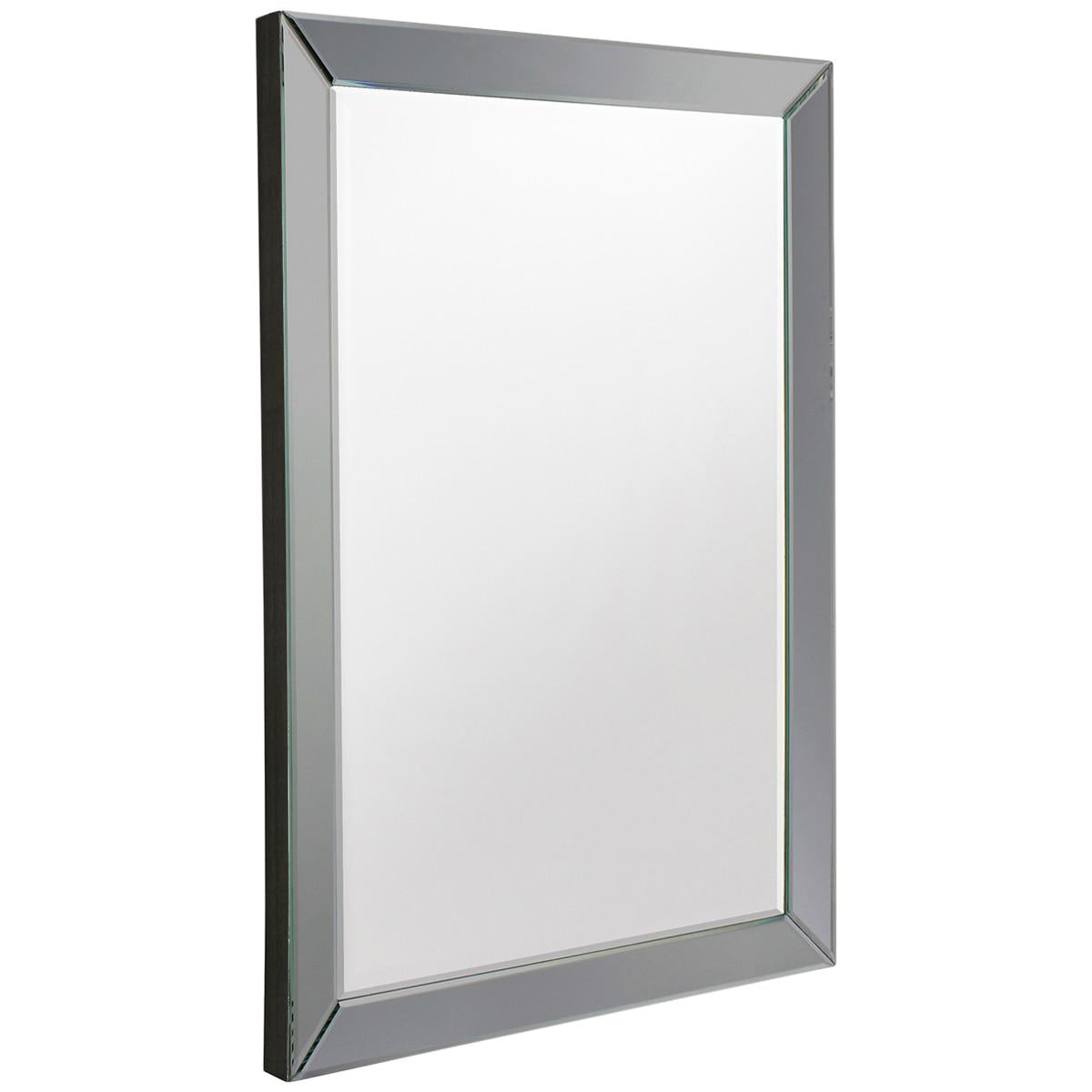 Hudson Living Lunda Rectangle Euro Grey Mirror 915 x 610mm