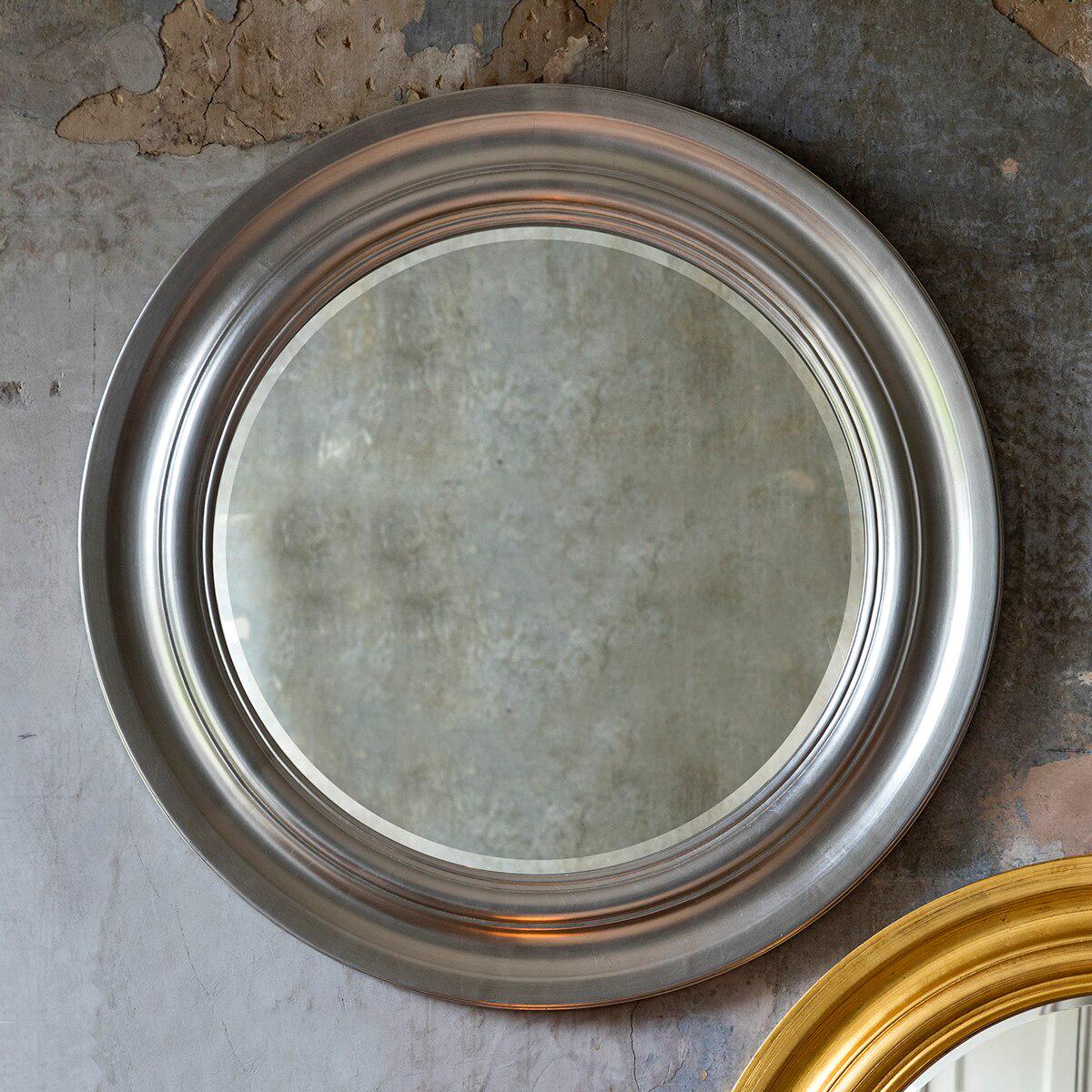 Hudson Living Trevose Silver Mirror 840 x 840mm
