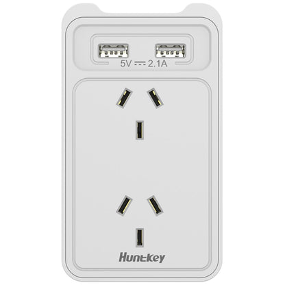 Huntkey Wall Charger with 2AC and 2 USB ports 2 Pack