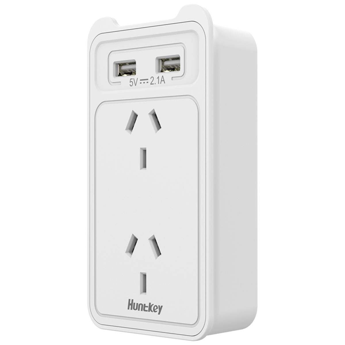 Huntkey Wall Charger with 2AC and 2 USB ports 2 Pack