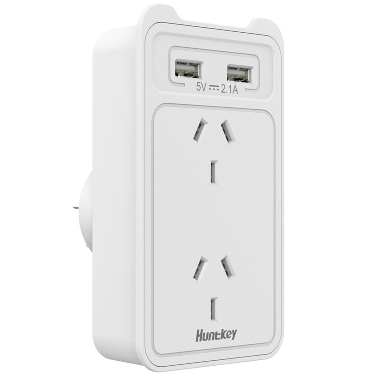 Huntkey Wall Charger with 2AC and 2 USB ports 2 Pack