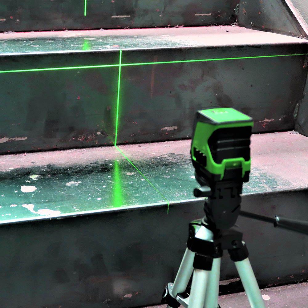 IMEX 20m L2G Mini Crossliner Laser Level w. Tripod - Green 012L2G