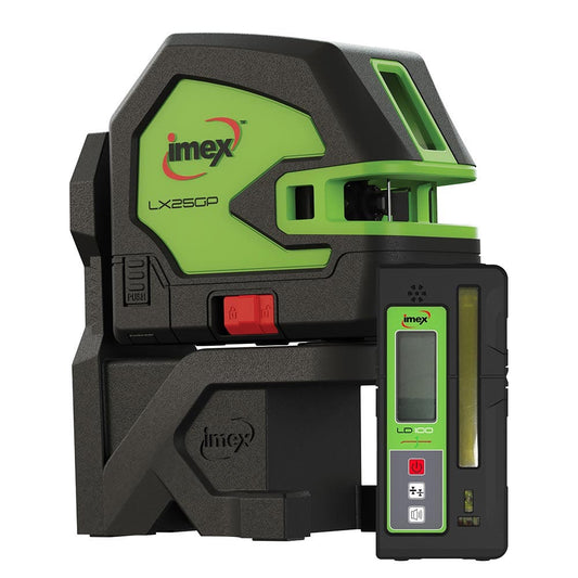 IMEX LX25GP Green Beam Crossline Dot Laser w LD100 Detector 012-LX25GPD