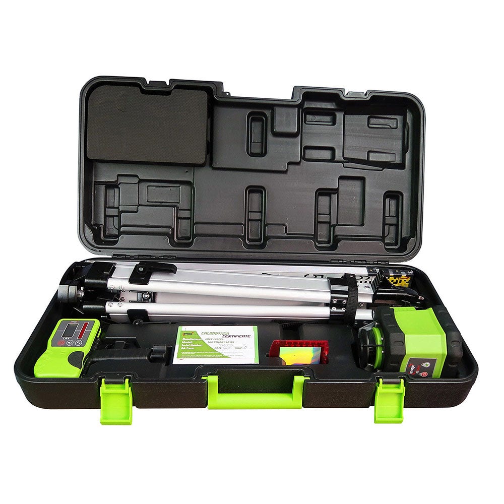 IMEX Rotary Laser Level Kit Red 012E60K