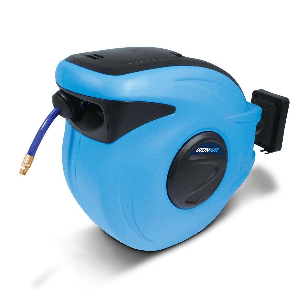 IRONAIR 10mm x 30m 1 4inch Air Hose Reel with BSP Fittings XIAHR30
