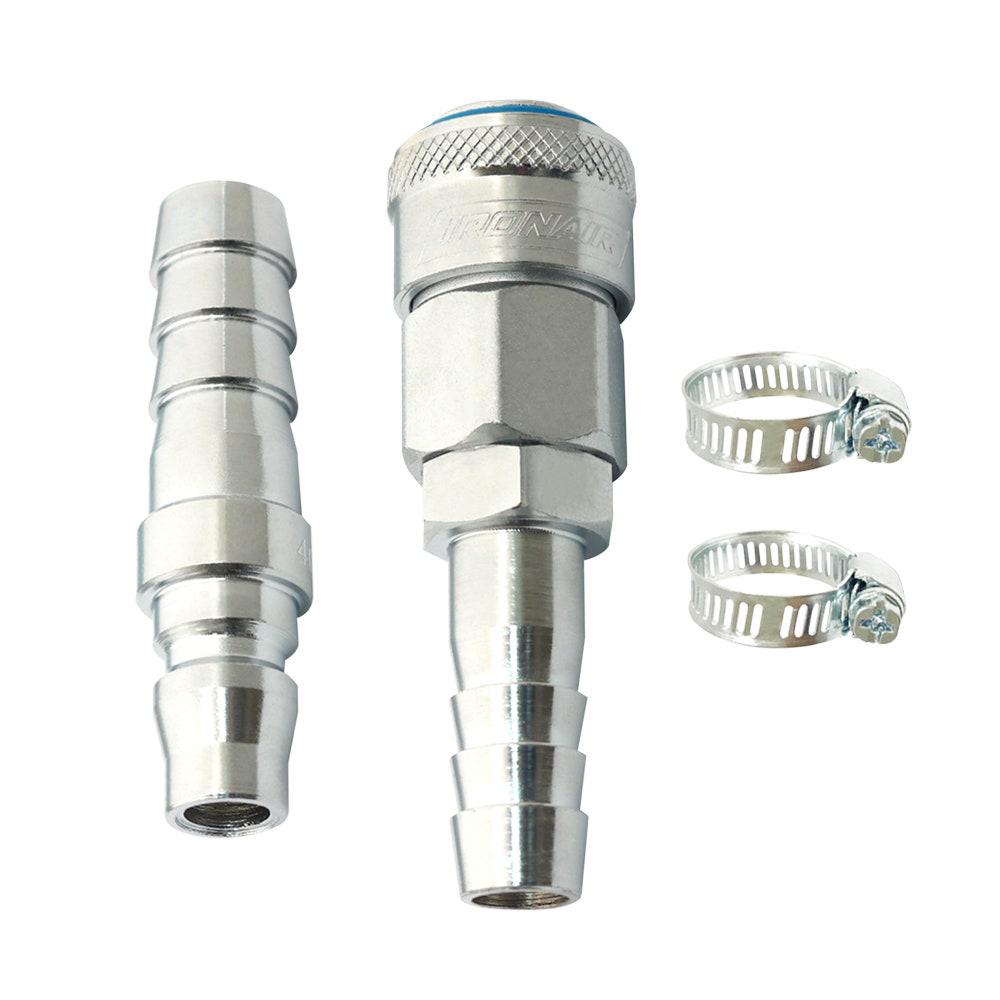 IRONAIR ONE TOUCH 1 2inch Nitto Style Air Coupler Kit 4pc SA4418S2