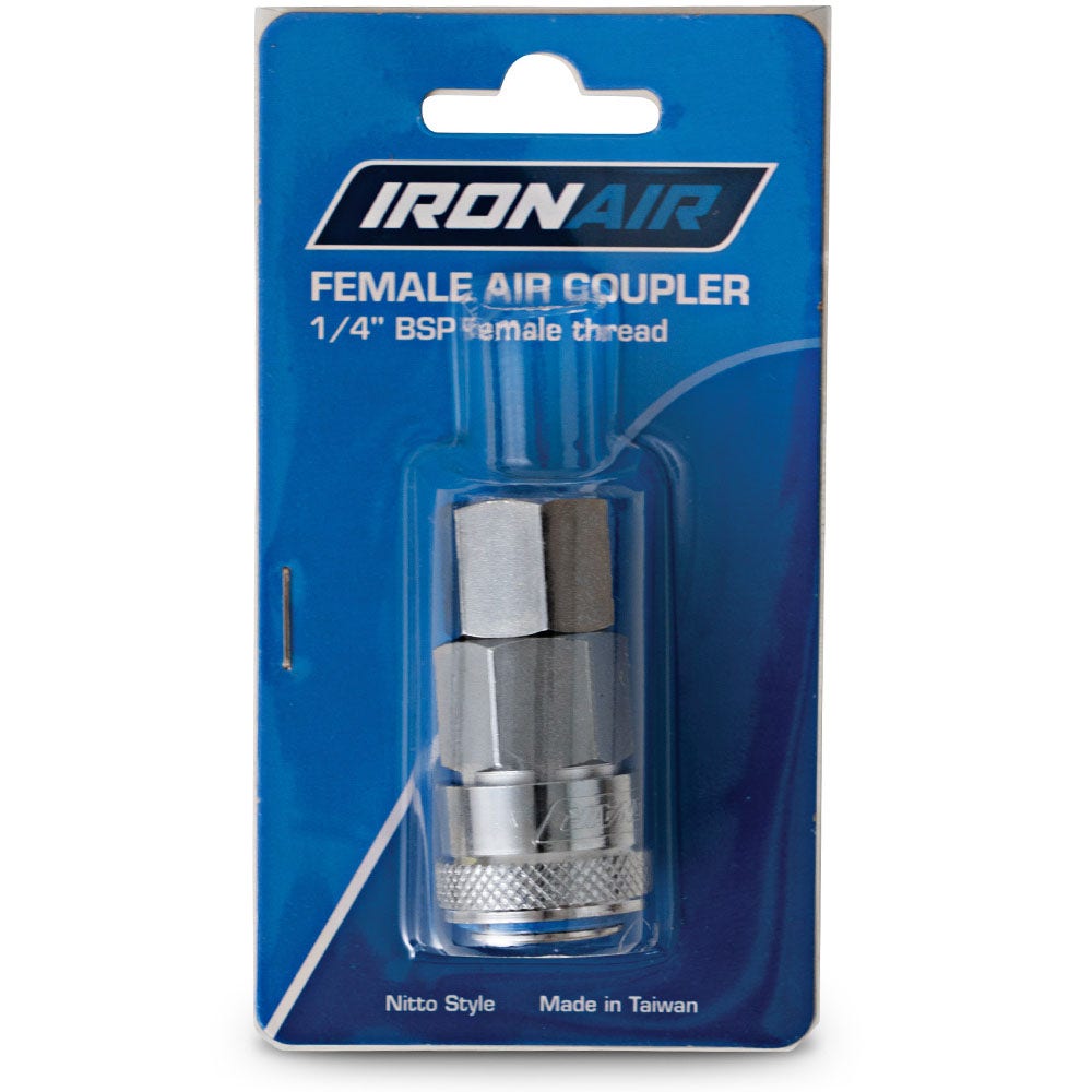 IRONAIR ONE TOUCH Nitto Style Female Air Coupler 20SFOS2