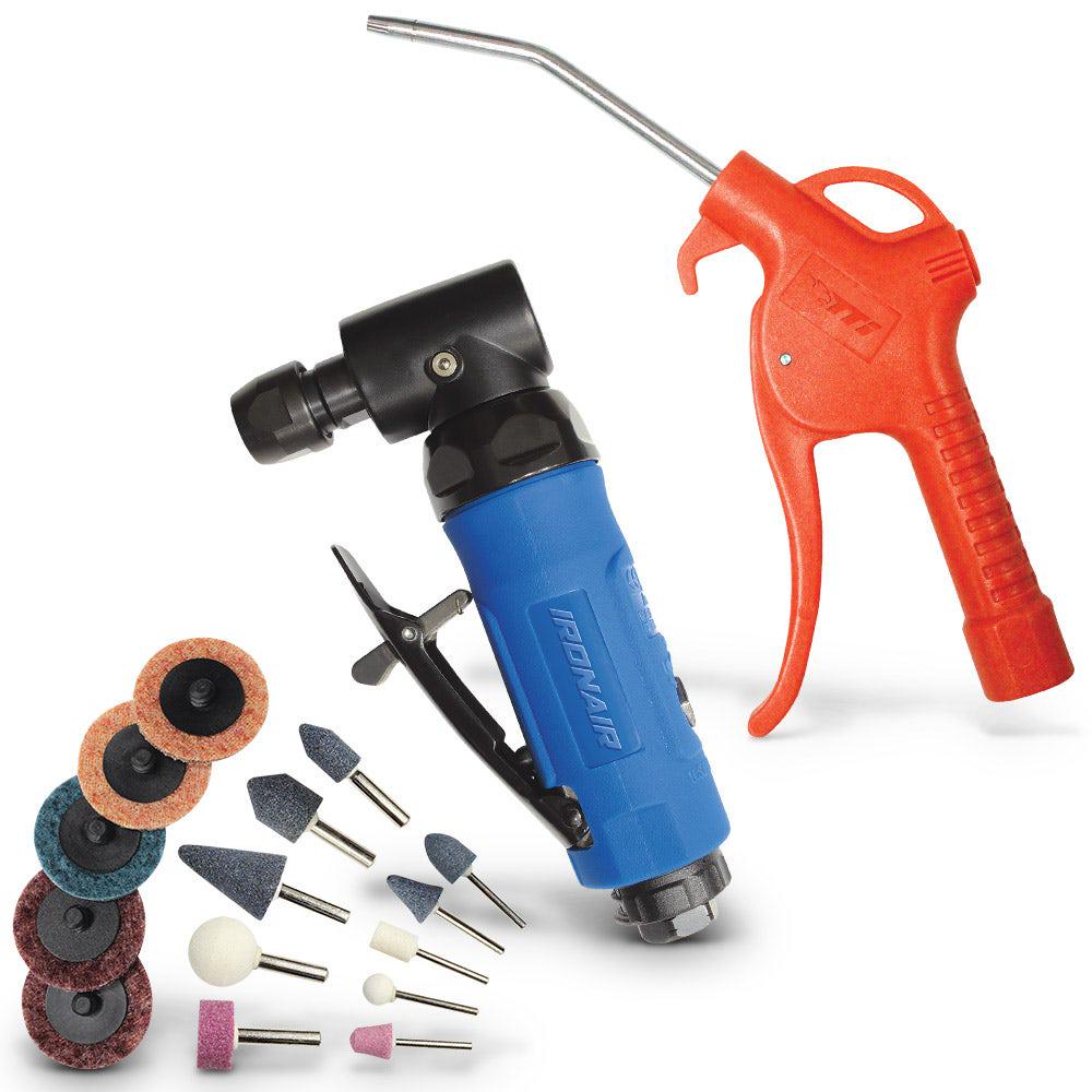 IRONAIR Surface Finishing Kit w Air Blow Gun TTKIT407