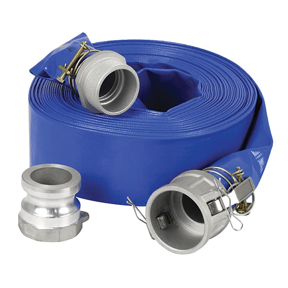 ITM 50mm x 20m Water Transfer Hose Lay Flat w Cam Lock Fitting TM533-020