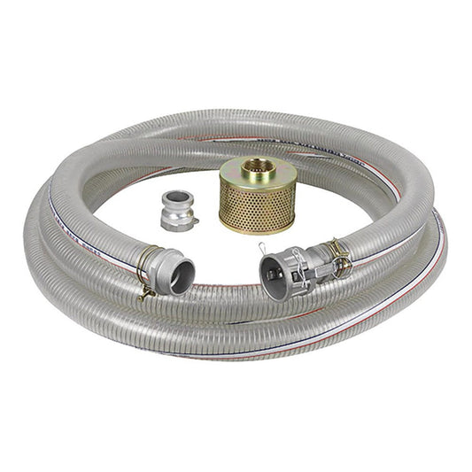 ITM 50mm x 7m Water Transfer Suction Hose w Cam Lock Fitting TM533-007