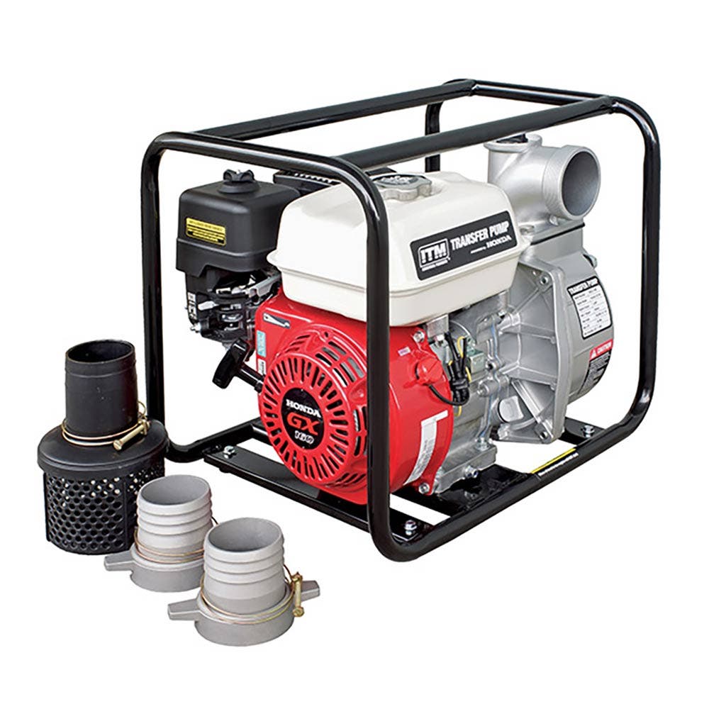 ITM 5.5HP 80mm 60,000 L H Petrol High Volume Water Transfer Pump TM532-080