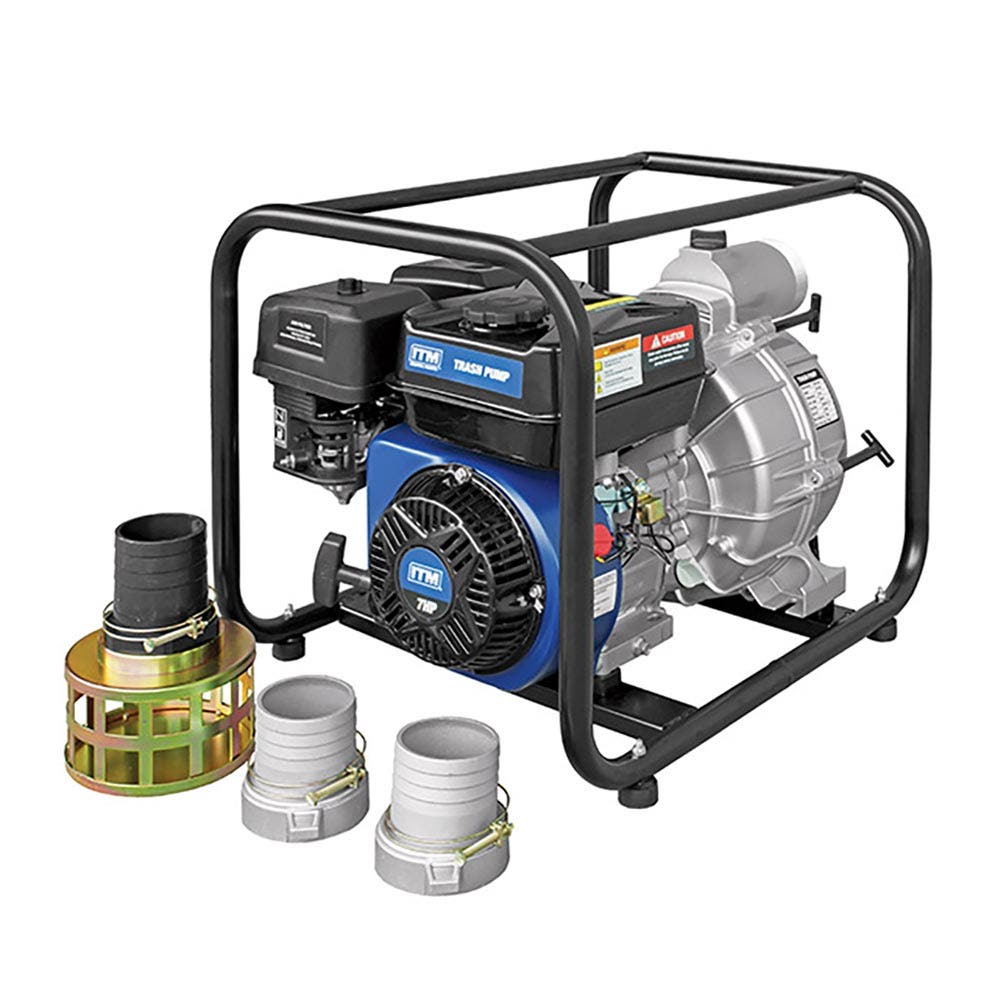 ITM 7HP 80mm 60,000 L H Petrol Water Trash Pump TM530-080