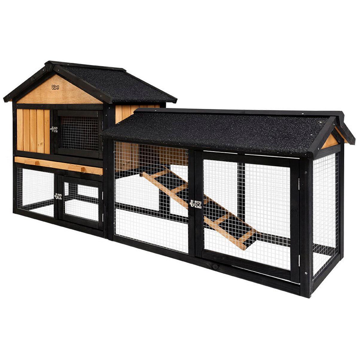 I.Pet Chicken Coop and Rabbit Hutch Large