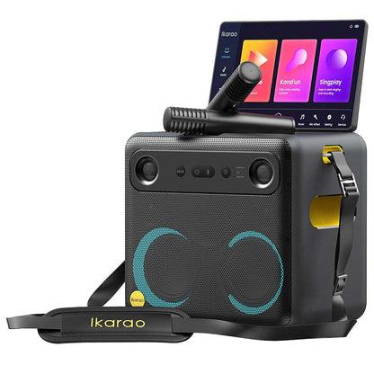 Ikarao Break X2 Portable 600W Karaoke Speakers With 10 Inch TouchScreen Display IK-Break-X2