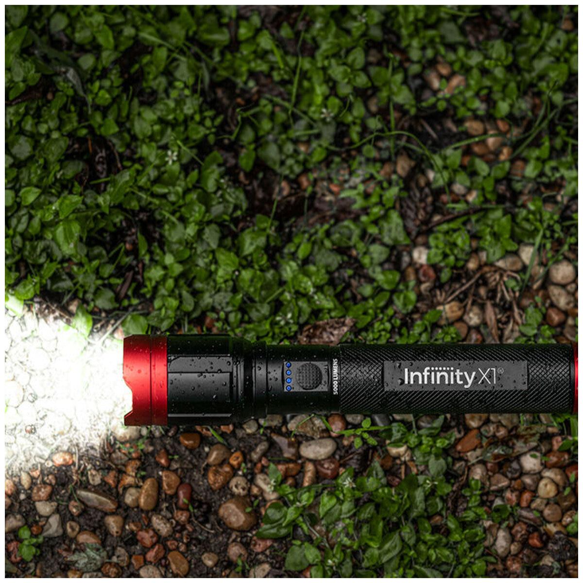 Infinity X1 5000 Lumen Dual Power Focusing Flashlight
