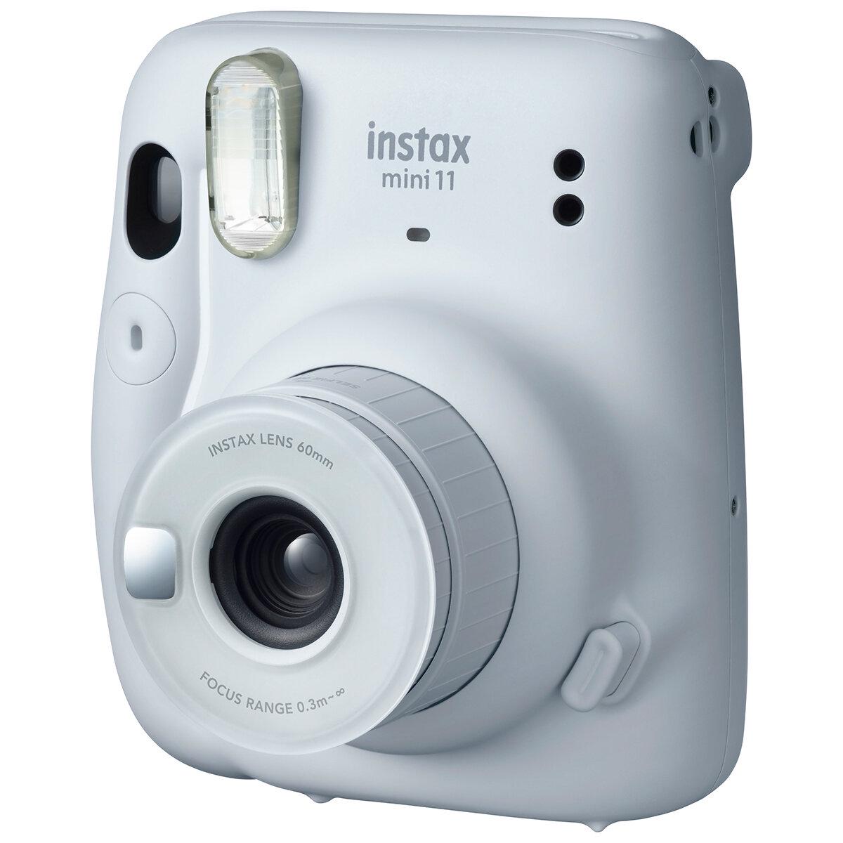Instax Mini 11 White Instant Camera With 2 x 20 Pack Film Bundle
