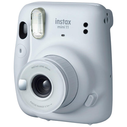 Instax Mini 11 White Instant Camera With 2 x 20 Pack Film Bundle