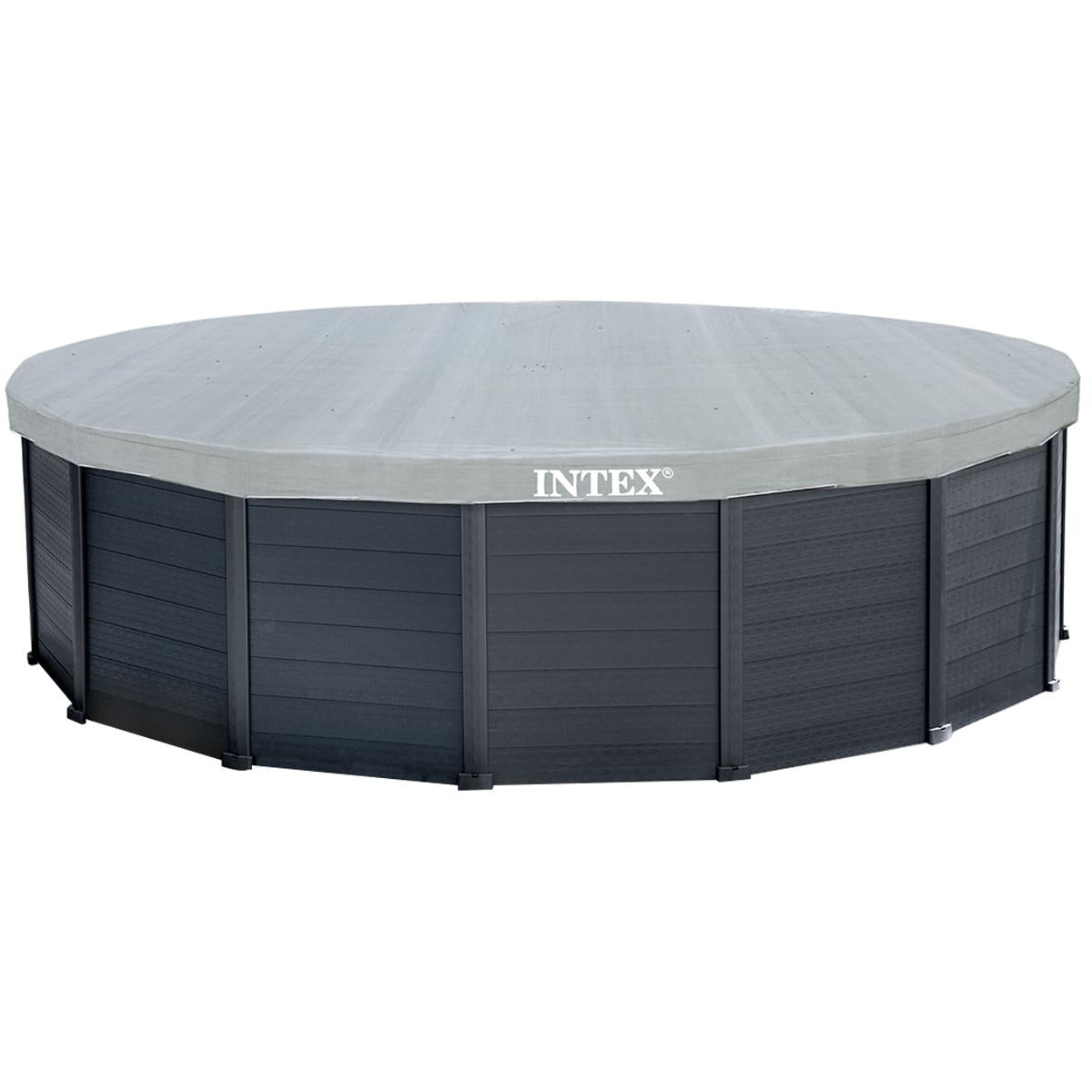 Intex Graphite Grey Panel Pool 4.78 x 1.24M