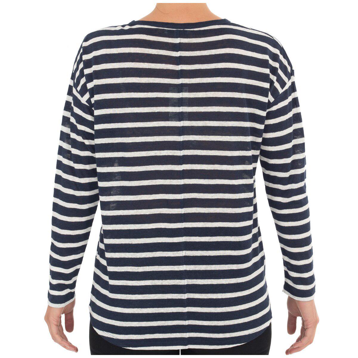 JAG Ava Long Sleeve Stripe Tee